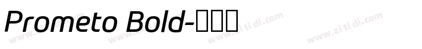 Prometo Bold字体转换